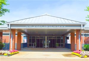 Bob Jones High School front entrance